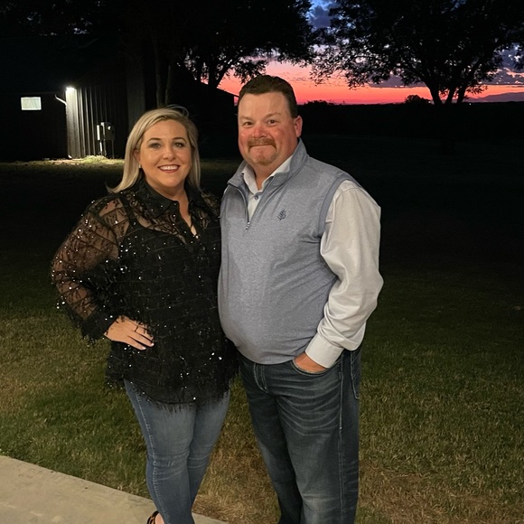 Cathrine Reghr sparkly top with silk camasol - Picture 3 of 3